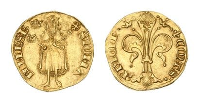 COUNTY OF PROVENCE: Jeanne de Naples (1362-1382)
Gold...