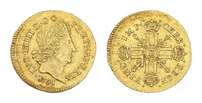 LOUIS XIV (1643-1715)
Half gold louis with...