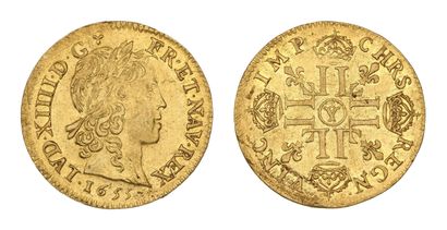 LOUIS XIV (1643-1715)
Louis d'or à la mèche...