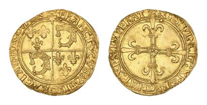 FRANÇOIS Ier (1515-1547)
Écu d'or au soleil,...