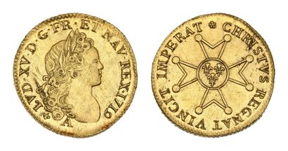 LOUIS XV (1715-1774)
Louis d'or à la croix...