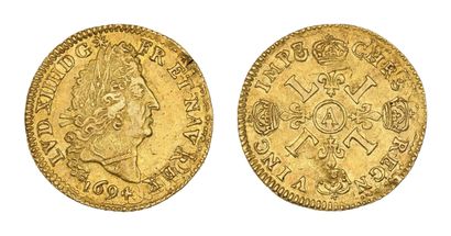 LOUIS XIV (1643-1715)
Demi louis d'or aux...