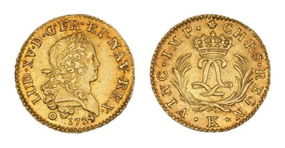 LOUIS XV (1715-1774)
Louis d'or mirliton,...