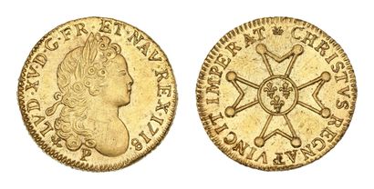 LOUIS XV (1715-1774)
Louis d'or à la croix...