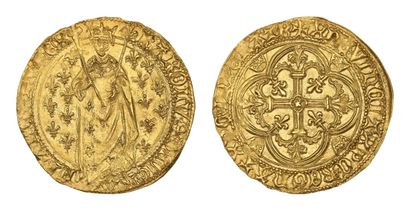 CHARLES VII (1422-1461)
Royal d'or. Bourges...