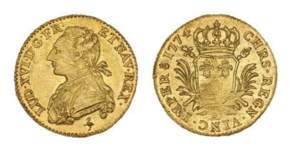 LOUIS XVI (1774-1793)
Louis d'or aux palmes....