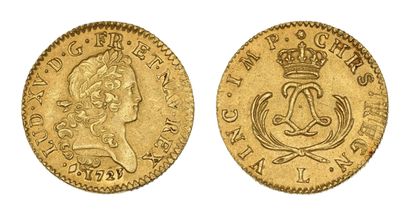 LOUIS XV (1715-1774)
Louis d'or mirliton,...