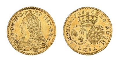 LOUIS XV (1715-1774)
Demi louis d'or aux...