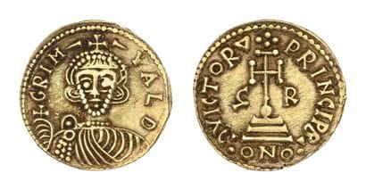 DUCHY OF BENEVENT: Grimoald III (788-806)
Electrum...