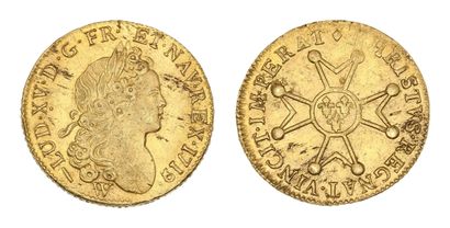 LOUIS XV (1715-1774)
Louis d'or à la croix...