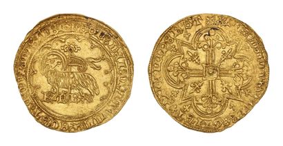 CHARLES VI (1380-1422)
Golden Agnel. Saint-Lô...
