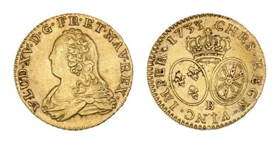 LOUIS XV (1715-1774)
Louis d'or aux lunettes....