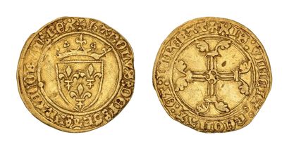 CHARLES VII (1422-1461)
Gold half shield...