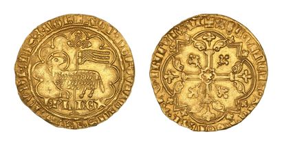 CHARLES VI (1380-1422)
Agnel d'or. Romans...