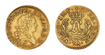 LOUIS XV (1715-1774)
Louis d'or mirliton...