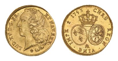 LOUIS XV (1715-1774)
Double louis d'or au...