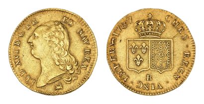 LOUIS XVI (1774-1793)
Double louis d'or au...