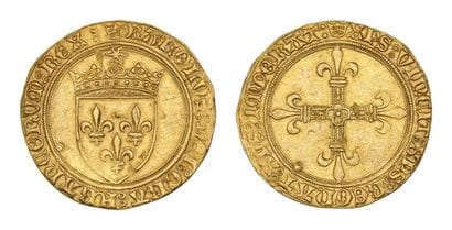 CHARLES VIII (1483-1498)
Écu d'or au soleil....