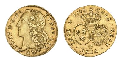 LOUIS XV (1715-1774)
Double louis d'or au...