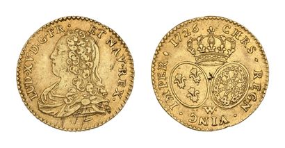 LOUIS XV (1715-1774)
Demi louis d'or aux...