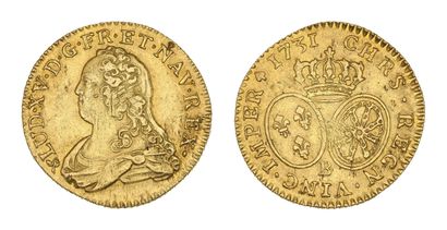 LOUIS XV (1715-1774)
Louis d'or aux lunettes....