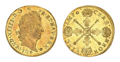 LOUIS XIV (1643-1715)
Louis d'or aux insignes....