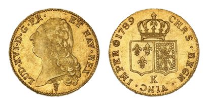 LOUIS XVI (1774-1793)
Double louis d'or au...
