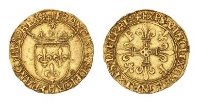 FRANÇOIS Ier (1515-1547)
Écu d'or au soleil,...