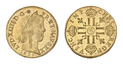 LOUIS XIV (1643-1715)
Louis d'or à la mèche...