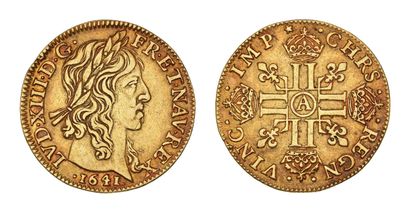 LOUIS XIII (1610-1643)
Louis d'or de Warin...