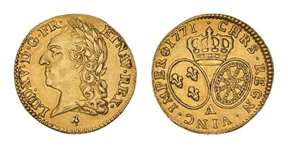 LOUIS XV (1715-1774)
Louis d'or à la vieille...