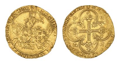 CHARLES V (1364-1380)
Franc à cheval. 3,87...