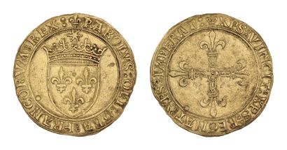 CHARLES VIII (1483-1498)
Gold shield with...