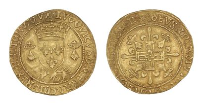 LOUIS XII (1498-1514)
Gold shield with porcupine...