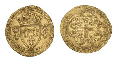 CHARLES VII (1422-1461)
New shield. Montpellier...