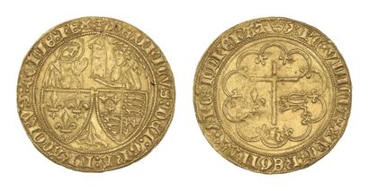 HENRI VI (1422-1453)
Gold salute. Paris (crown)....