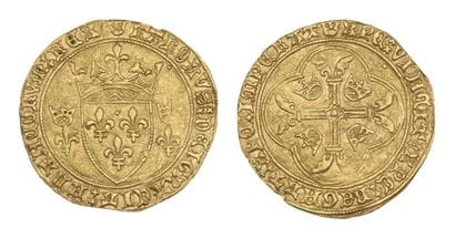 CHARLES VII (1422-1461)
New shield. Montpellier...