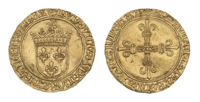 LOUIS XI (1461-1483)
Gold shield with sun....