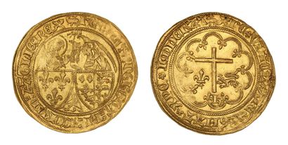 HENRI VI (1422-1453)
Gold salute. Amiens...