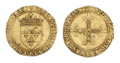 CHARLES VIII (1483-1498)
Gold shield with...