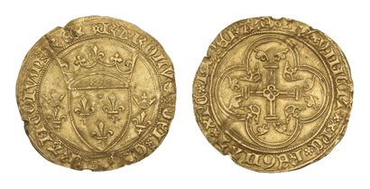 CHARLES VII (1422-1461)
New shield. Saint-Quentin...