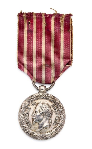 Italian medal, 2nd type in silver by Barre,...