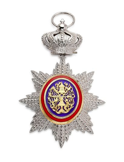 Cambodia - Royal Order of Cambodia, silver...