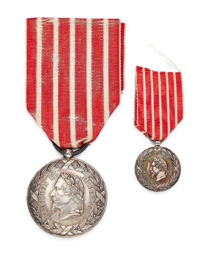 Two medals from Italy, 2nd type in silver,...