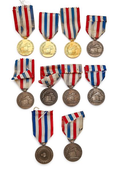 Railway Medal of Honor, 1913, set of ten:...