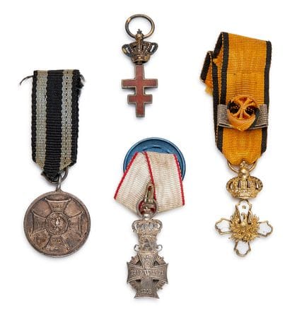 Europe - Set of four miniatures: Denmark,...