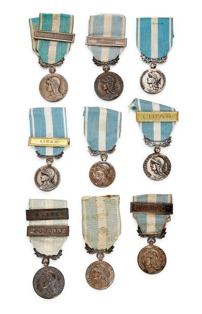 Colonial Medal and Overseas Medal, set of...