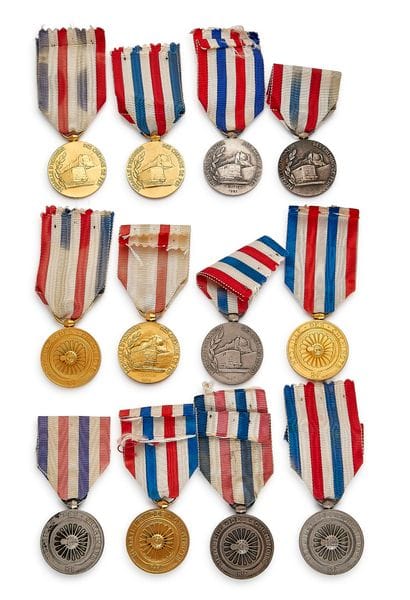 Railway Medal of Honor, 1913, set of twelve:...