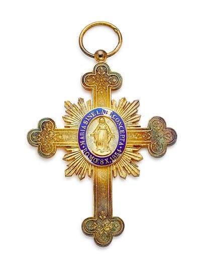 Canon's cross of the Chapter of Rodez and...