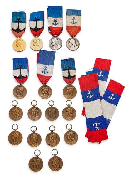 Set of seventeen medals: fifteen Medals of...